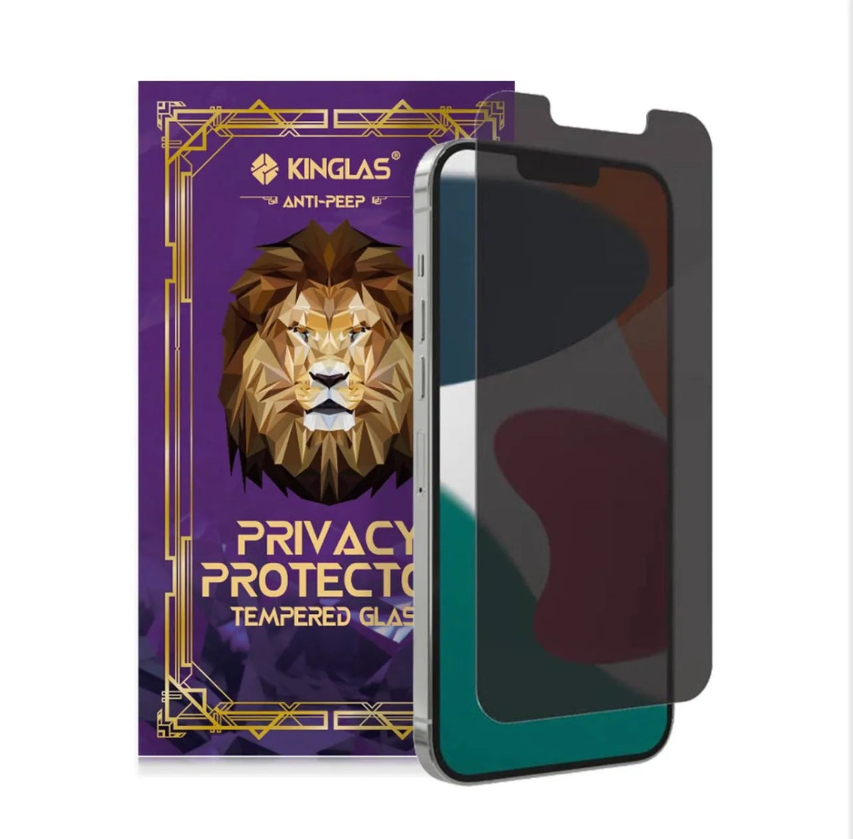 Kinglas Privacy Screen Protector Tempered Glass For Apple iPhone 13/13 Pro/14 - ReDial Kinglas Privacy Screen Protector Tempered Glass For Apple iPhone 13/13 Pro/14 - ReDial